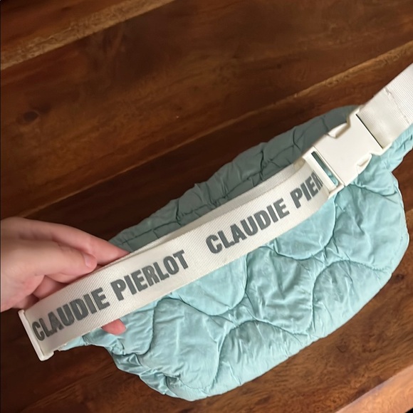 Light Blue Quilted Belt Bag - Picture 2 of 3